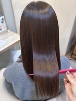 アンド ラ ブランシュ(&.La Blanche)&nbsp;大人ガーリー/ダークアッシュ/ミディアムレイヤー/髪質改善