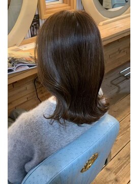 シークレットミラーズ(SECRET MIRRORS) 透け感カーキブラウン