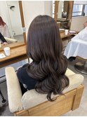 ブリーチなしwカラー　　レイヤーカット