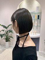 アール ヘアー デザイン(r hair design)&nbsp;小顔見せショートベージュカラーブリーチしない透明感カラー