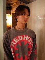 ノラジャーニー(NORA Journey)&nbsp;メンズボブウルフメンズミディアムレイヤーカットメンズウルフ