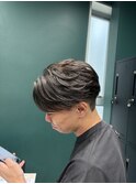 毛流れセンターパート