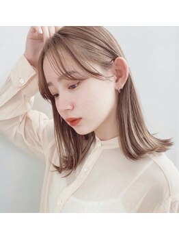 チャーム(CHARM)の写真/【新大久保駅1分】マンツーマン専属施術♪海外仕込みの似合わせカット×透明感カラーで理想の美髪スタイル