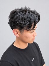 メンズレオ 野田阪神店(men's LEO)&nbsp;センターパート×ニュアンスパーマ