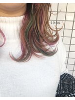 ヘアーアンドライフ ドア(hair&life Door)&nbsp;インナーカラー×ユニコーン