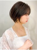 【オープン記念】錦糸町　耳かけショート　前髪パーマ小顔カット