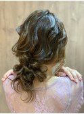 ヘアセット/ヘアアレンジ/ヘアメイク/ハーフアップ/前髪カット