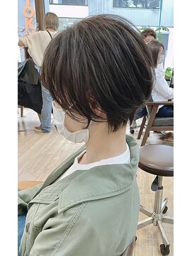ギフト ヘアー サロン(gift hair salon) くびれショート☆縮毛矯正あり