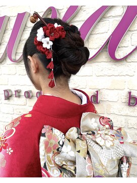 コアフィールドマサコ 北島店 成人式ヘアセット