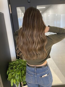 メリー オオサカ(Merly Osaka) 春人気ナチュラルハイライト_ラテブラウンカラー_