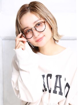 トロン(tronc) 大人可愛い２０代３０代４０代小顔ハイライトカラー C7