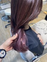 ネオリーブ チロル 横浜西口店(Neolive CiroL.)&nbsp;大人ピンクラベンダー くすみカラー インナーカラー