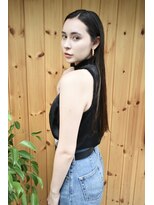 ブゾン(buZon)&nbsp;耳掛けスタイリッシュストレート×大人ロング