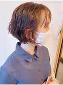 【morio 原宿】ニュアンスボブパーマ　ゆるめスパイラル　宮本