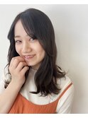 柔らかアッシュ系カラー