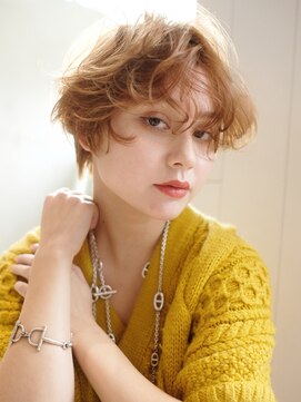 アイティーバイアルバム 下北沢店(IT by ALBUM) エアリーショート_グレージュカラーボブウルフ_9090