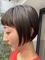 ゼスト クレス(ZEST Cres)&nbsp;前髪の短いショートボブ素敵です♪♪