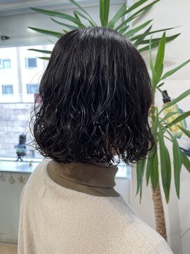 ヘアサロン アウラ(hair salon aura) コテ巻き風パーマ
