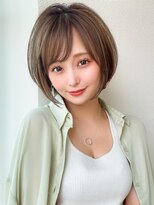 ラルユー 金山(LallYou)&nbsp;美髪/ピンクブラウン/切りっぱなしボブ/エアリーロング