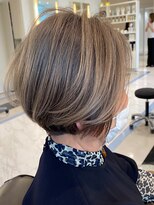 ヘアーカッティングガーデン ジャック モアザン 松山店&nbsp;白髪ぼかし大人ショート大人ボブ30代40代50代60代松山市駅