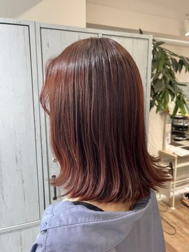 シュシュバイジャガラ 千葉駅北口店(chou chou byJAGARA) レッドブラウンカラー【chouchou千葉・千葉駅】