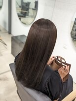 ビーヒアナウ N゜03 金沢駅西店(BE HERE NOW) 髪質改善縮毛矯正/オリーブグレージュ/赤み消しカラー/艶髪矯正