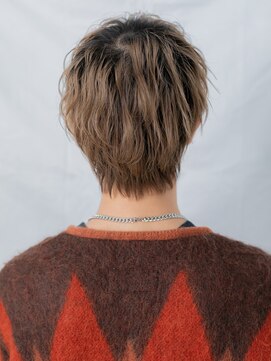 モッズヘア メン 新所沢店(mod's hair men) ハイトーンのカジュアルツイトマッシュパーマb新所沢