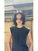 代々木上原美容室 ミディアムレイヤー