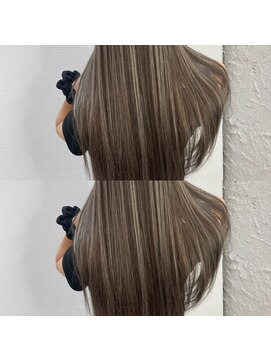 ブレンド 渋谷(BLend) 前髪アンブレラカラーこなれミディイメチェンウェーブパーマ