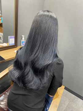 ボアップ 京橋店(boappu) #ブルーグラデーション#グラデーション#ブルーブラック