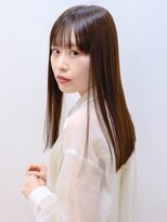 エミュ 伏見 国際センター(emu)&nbsp;ナチュラルストレート/エアストレート/マロンブラウン/艶髪