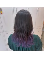 ナンバー ユアイロ 川崎(N° uairo)&nbsp;【池田】10代20代30代/グラデーションカラー/パープルアッシュ