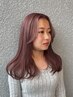 カット込【60日以内】ブリーチリタッチ+カラー+Xトリートメント ￥22,000