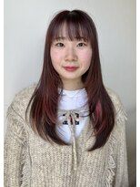 フィル(fil)&nbsp;ロングレイヤー/インナーピンク