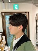 ナチュラルメンズカット　【センター/アイロン仕上げ/縮毛矯正】