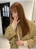 オレンジベージュカラー