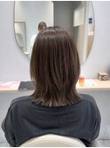 透明感グレージュカラー×レイヤー