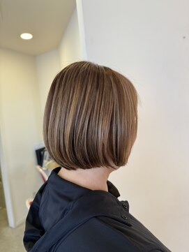 ラシェンテ みのおキューズモール(La Sente) 10代20代30代40代オススメスタイル小顔マニッシュボブ