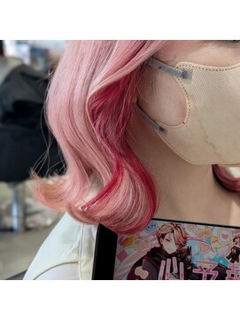 トーキョー オタクヘアー(TOKYO OTAKU HAIR) にじさんじ セラフ/推しカラー/ピンク/赤/ホワイトピンク