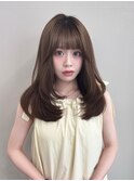 【LICCA 伊崎優李】韓国ヘア/レイヤーカット/前髪/ブラウン
