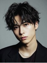 ロッソ ヘアアンドスパ 谷塚店(Rosso Hair&SPA)&nbsp;センターパート/ウルフ/マッシュ /メンズカット