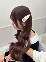 リルミー ミュエナ 大須 矢場町(Lilme myuena)&nbsp;ブリーチなしダブル　ピンク　『ゆい』