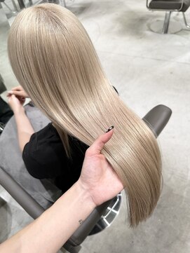 ワンカラー/ブリーチカラー/髪質改善/ハイトーンカラー