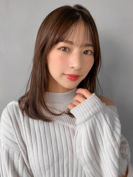 リヤン 表参道(lyann) ダークアッシュ大人ガーリーレイヤーカット20代30代40代◎