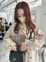 ディッシィ 立川(D'ICI) 【YUI】顔まわりカット/Orange Brown