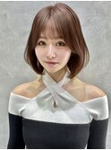 ダークアッシュ/似合わせカット/レイヤーカット(新潟/万代）