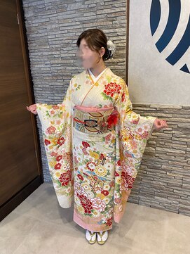 ナイト(KNIGHT) 振袖/シニヨン/ゆるめシニヨン