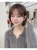 もみれ毛可愛い結べるボブ/池袋/縮毛矯正/髪質改善/白髪ぼかし