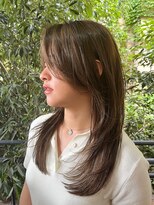 バロックトーキョー(BAROQUE TOKYO)&nbsp;オリーブブラウンカラー/髪質改善カラー【表参道原宿美容室】