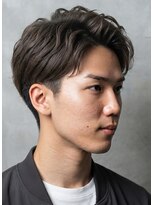 グロウ 天神店(growth) メンズツーブロックショートアッシュカラー